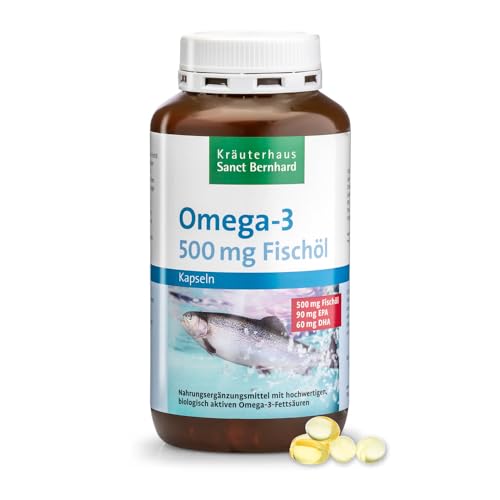 Sanct Bernhard Omega-3 Fischöl-Kapseln, 400 Kapseln