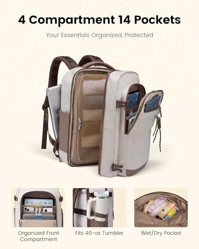 LOVEVOOK 40L TSA Backpack