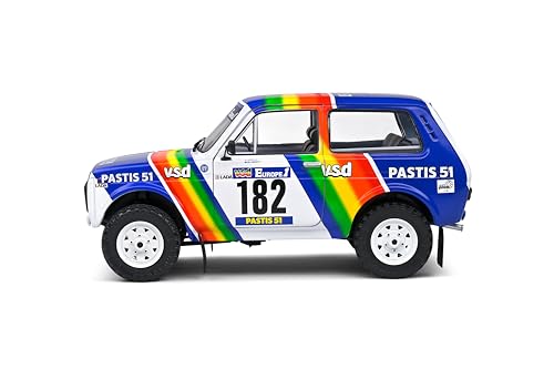 Solido 1:18 Lada Niva Blanco Modelo Paris-Dakar 1984 miniatura 5