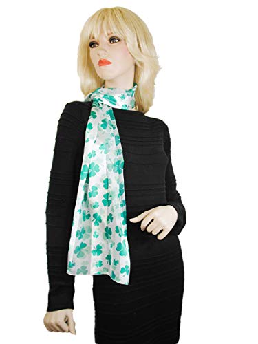 Light and Bright Shamrock Scarves for St Patrick's Day Lightweight and Silky4