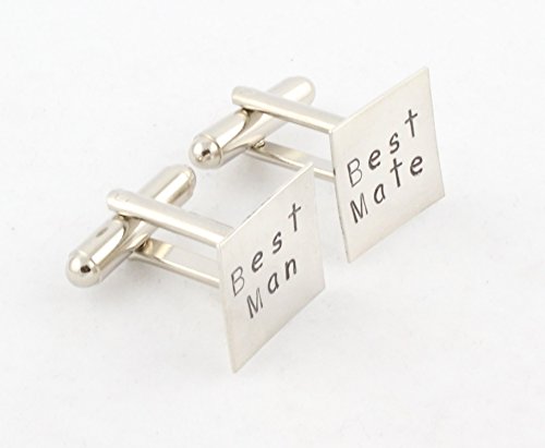 Mancuernillas de plata sterling hechas a mano miniatura 2