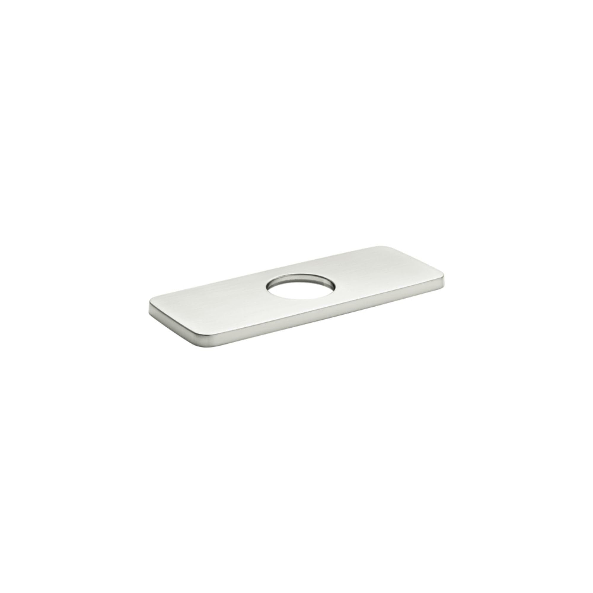 Plaque de base Hansgrohe 15,2 cm nickel brossé pour cacher les trous