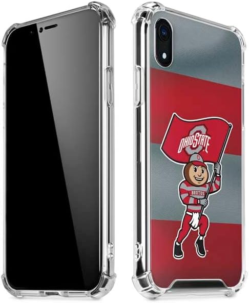 Skinit Clear Phone Case Compatible with iPhone XR - Officially Licensed Ohio State University The Ohio State Buckeyes Design