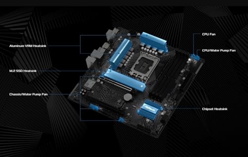 ASROCK Carte Mère B760M PG Lightning WiFi DDR5 (Intel LGA 1700) Micro ATX - Scheda madre - Immagine 3