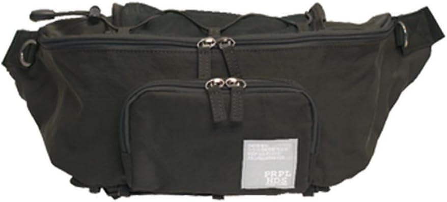Water-repellent wrinkle nylon body bag 11-2203-BK