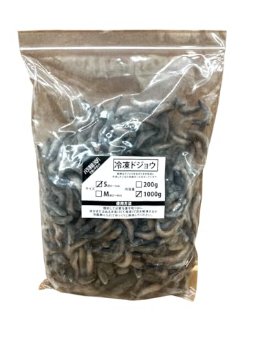 邑楽ファーム 冷凍ドジョウ S 3〜5p 1000g 餌用 大型魚 アロワナ 爬虫類 カメ