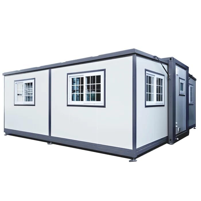 13x20ft Portable Prefabricated Tiny Home, Mobile Expandable Plastic Prefab House for Hotel, Booth, Office, Guard House, Shop, Villa, Warehouse, Workshop (with Restroom) - Image 3