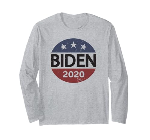 Campaign Merch Retro Vintage Joe Biden For President 2020 Maglia a Manica