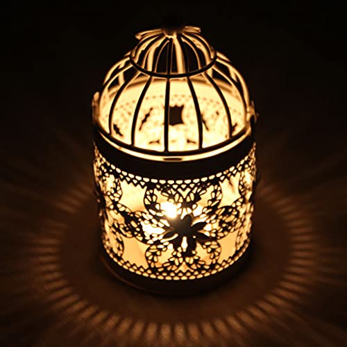 Lanterne à bougie décorative pour ambiance de table romantique