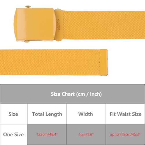 Women's All-match Braided Pants Belt Smooth Buckle Casual Daily Canvas Belt4
