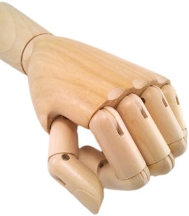 Amazon 木製 ハンド 模型 左手 デッサン 用 男性 手 モデル おもちゃ おもちゃ