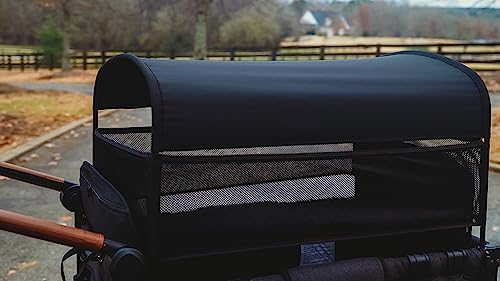 WONDERFOLD 4-Sided Shade Net Stroller Wagon Accessory Featuring 360 Degrees of Coverage Made with Lightweight Mesh Sides for Ventilation and Visibility (Fits Only W4 OG) - Thumbnail 3