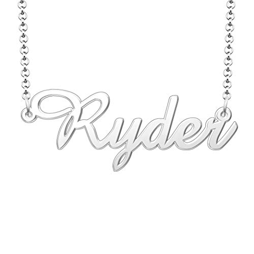 Ryder Name Necklace Personalized Sterling Silver Custom Name Necklace for Women