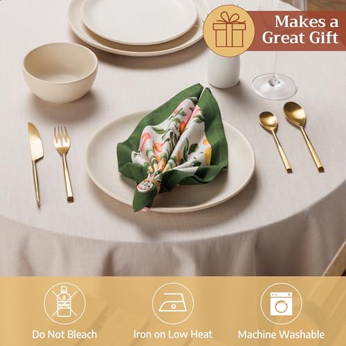 Servilletas de tela cuadradas Maison d' Hermine 100% algodón reutilizables 5