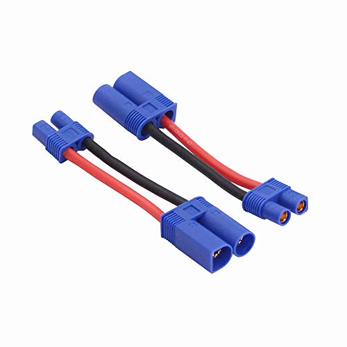Cable adaptador EC5 macho a EC3 hembra para pistas de coches RC 2