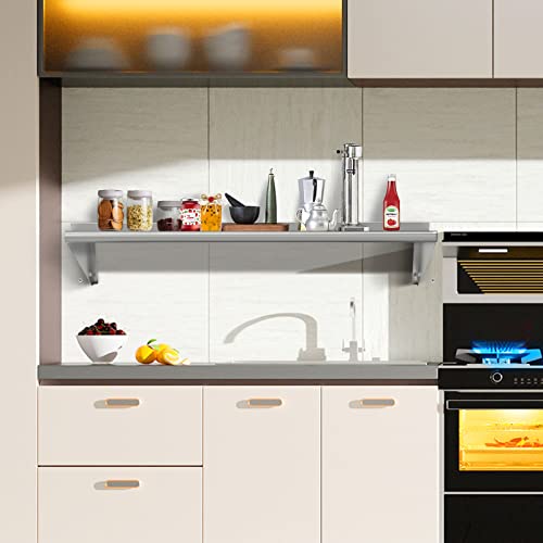 Food Service Storage Snapklik.com : Commercial Stainless Steel Shelf 12 X 48, Wall Mounted ...