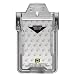 Identity Stronghold - Secure RFID Badge Holder for 1 Card - Heavy Duty Hard Plastic ID Badge Holder - FIPS 201 Approved RFID Blocking Security - Molded and Assembled in The USA - Clear