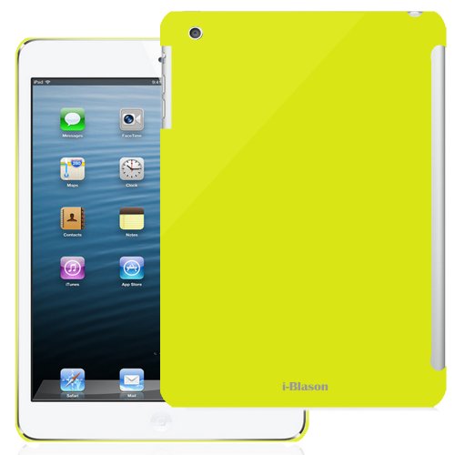 i-BLASON Apple iPad Mini with Retina Display (2nd Generation) Hard Snap On Slim-Fit Case (Smart Cover Compatible with Smart Cover Anchor Lock) (Yellow)