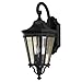 Feiss OL5401BK Cotswold Lane Outdoor Patio Lighting Wall Lantern, Black, 2-Light (9"W x 21"H) 120watts