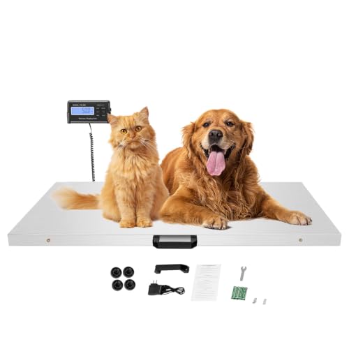 Báscula digital para animales capacidad 1102 lb miniatura 1