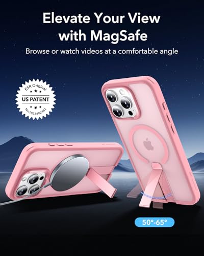 ESR for iPhone 16 Pro Max Case with Flickstand, for MagSafe, Frosted Pink - image 2