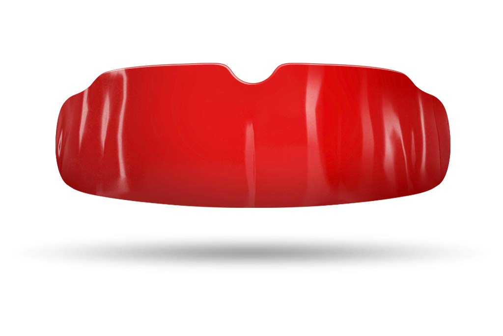 Impact Quick-Fit All Sports Mouthguard Boxing, MMA, Lacrosse, Football, Hockey, Basketball, Jiu-Jitsu, and More, Breathable Mouthguard for Adults, Red