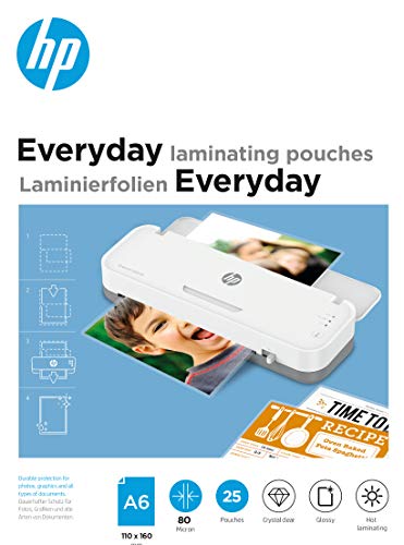 hp feuilles de laminage everyday a6 80 micron 25 unites - vue 2