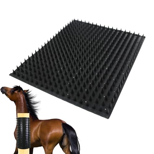Generic Horses & Cow Scratching Brush,Cow Brush Shires Equine Scratcher, Livestock Scratching PostCattle Soft Touch Itch Post Pad Animal Scratc Itch Relief In Enclosures And On Pastures