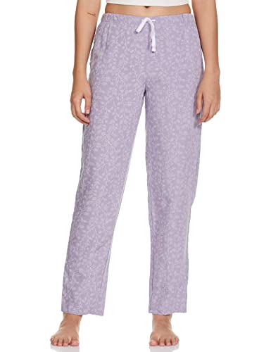 Image of Van Heusen Women's Printed Lounge Pants | Drawstrings & Side Pockets | Ultra Soft Fabric | Relaxed Fit | At home pyjamas | Everyday Comfort | Printed | Style 55306 | Available in Pack of 1 & 2