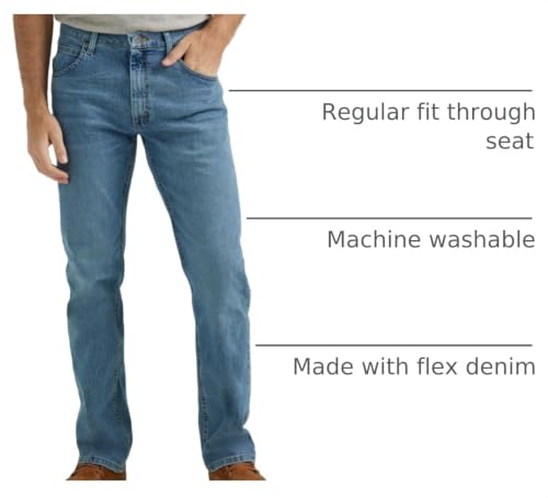 Image of Wrangler Authentics Men's Classic 5-Pocket Regular Fit Flex Jean