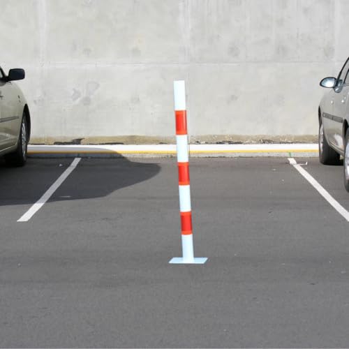 Anwicar - Paletto di Bloccaggio - Barriera per Parcheggio - Palo per Parcheggio - Barriera di Sicurezza - Parking Barrier - 100 cm