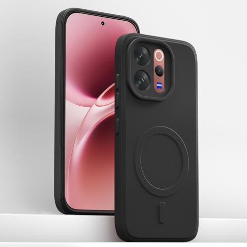 Image of Pikkme Back Cover for Vivo V70 5G Soft Matte Silicone Mag-Safe Design (Mag-Safe Not Support) Camera Protection | Slim Fit Bumper Cover (Black)