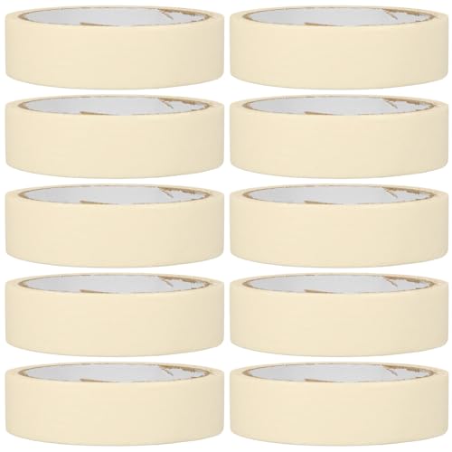 TOPPERFUN 10rouleaux Ruban De Masquage Adhésif De Ruban Décoratif Pour Projets De Peinture Et Décoration Intérieure Facile à Déchirer Pour Art Et Bricolage