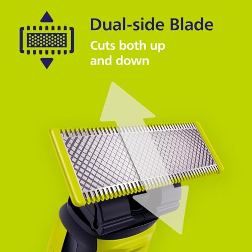 Image of Philips OneBlade Genuine Face Replacement Blade - Fits all OneBlade Handles, 4 Pack, QP240 /50