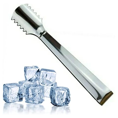 Sweet Tongs Serving Tongs Stainless Steel Ice Tongs Durable Sharp Teeth Sugar Tongs Heavy Duty Kitchen Food Barcraft Ice Bucket Sugar Cube Tea Coffee Shisha Tongs Silver 6.5 Inch (1pack) Cover