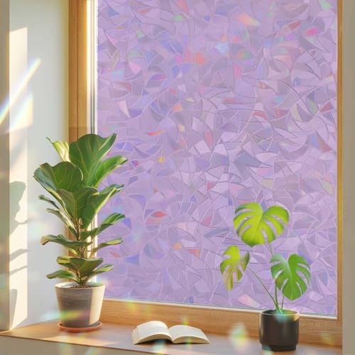 Vinilo decorativo lila para ventana 45x200 cm miniatura 1