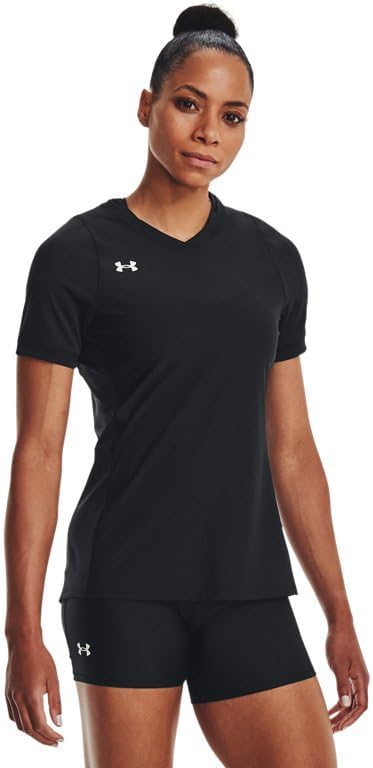 Under Armour Womens Powerhouse 2.0 Volleyball Jersey - with HeatGear Fabric and Mesh Panels SM Black-White