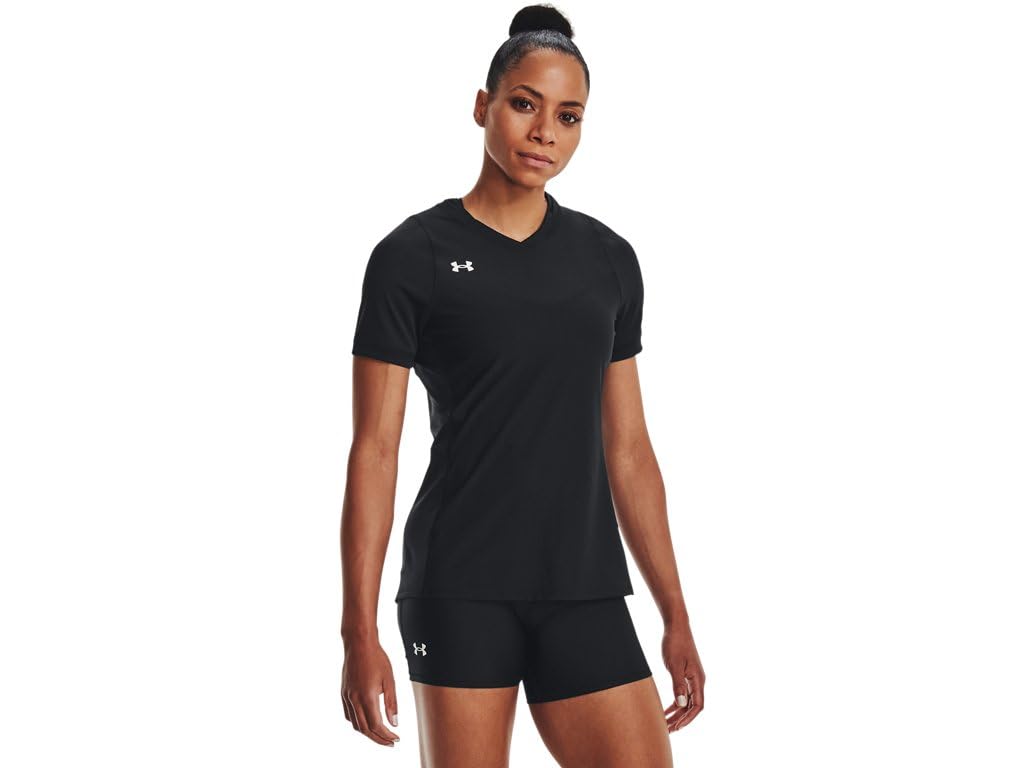 Under Armour Womens Powerhouse 2.0 Volleyball Jersey - with HeatGear Fabric and Mesh Panels SM Black-White