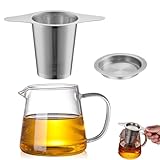 Cadeau Parfait: La théière en verre est pratique et esthétique, un choix attentionné pour les amateurs de thé. Un excellent cadeau pour la famille et les amis. Peut être utilisée en toutes occasions pour apporter une agréable expérience