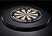 Viper by GLD Products Guardian Dartboard Surround Sisal/Bristle Steel-Tip Dartboard Wall Protector, Black, for 17.75” Steel tip Dart Board