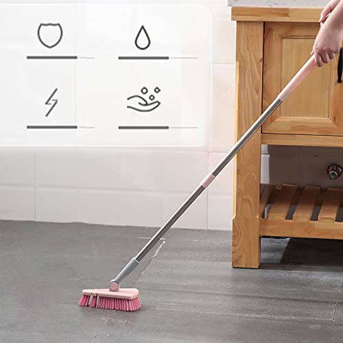 3 Pcs Tub Scrubber - Bathtub Brush Cleaner With Long Handle - Cleaning Scrubber Cleaning Tool Comfortable Grip For For Bathtub, Grout, Tile, Wall, Floor, Sink Ruliyeefu #TOP1