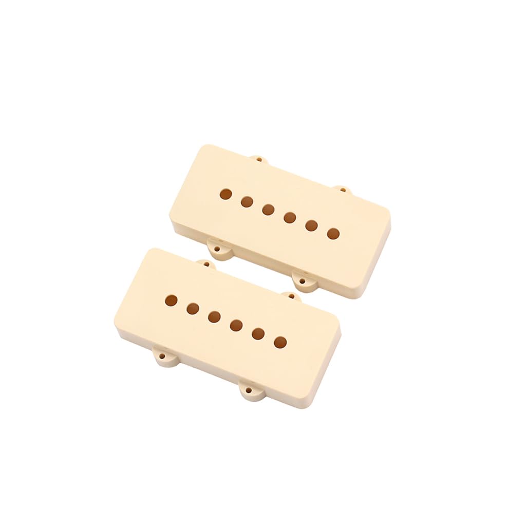 RuiJOTWAT Guitar Soapbar Pickup Covers/P 90/Ivory Set