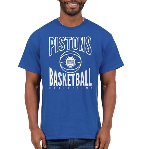 Detroit Pistons NBA Team Basketball - Adult Short Sleeve Fan T-Shirt