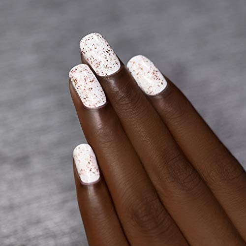 Image of ILNP Love Triangle - Metallic Silver, Gold, and Rose Flakie Topper Nail Polish, Chip Resistant, 7-Free, Non-Toxic, Vegan, Cruelty Free, 12ml