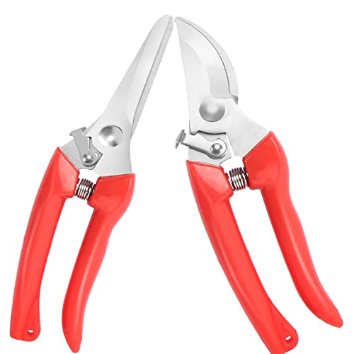 Premium garden shears, meperez pruning scissors gardening tools, pruners for flower, bushes, rose...