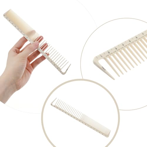 Set de 3 Peines para Corte de Cabello con Regla miniatura 4
