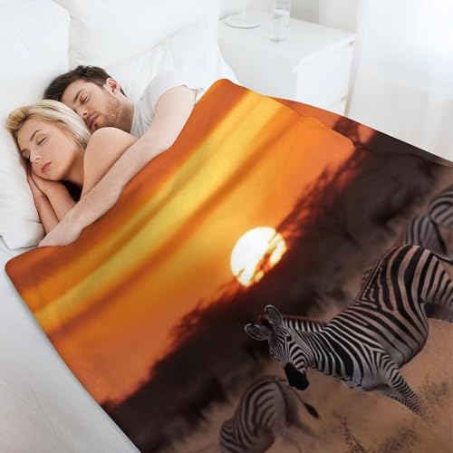 Couverture en micro polaire ultra douce grande taille 152x203 plaid lit chaud - 4