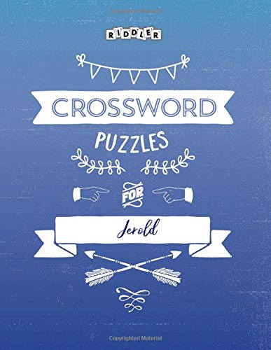 Crossword Puzzles for Jerold