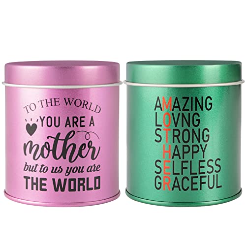 Mothers Day Gifts,2 Packs Aromatherapy Vanilla&Spring Soy Candles?Funny Gifts for Mom?for Relaxation,Bathing,Yoga,Travel,Sleep,Meditation,9oz