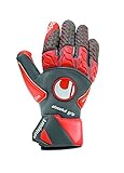 uhlsport aerored supergrip reflex Tecnología innovadora: la palma de estos guantes de espuma ABSOLUTGRIP te proporcionará una amortiguación y un agarre máximo en todas las condiciones de juego de fútbol.